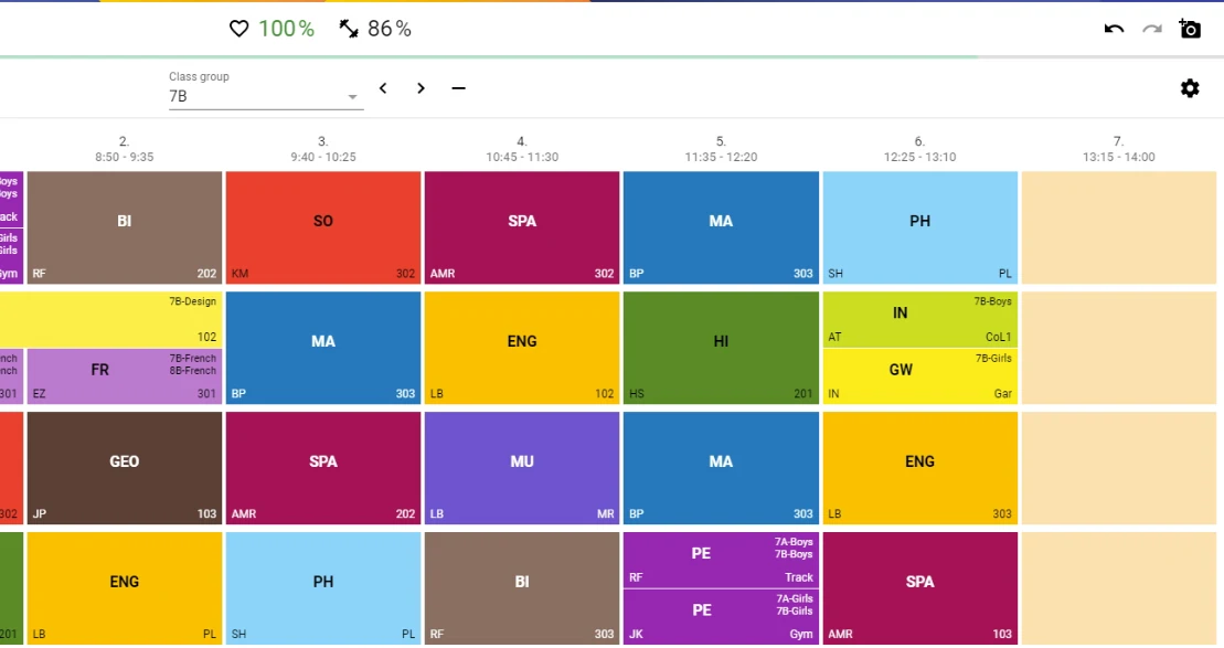 Skolaris: Online school timetable software